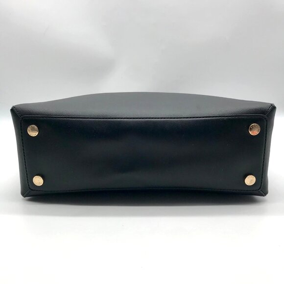 Michael Kors Black Saffiano Leather Lori Chain Tote Bag - Picture 5 of 10